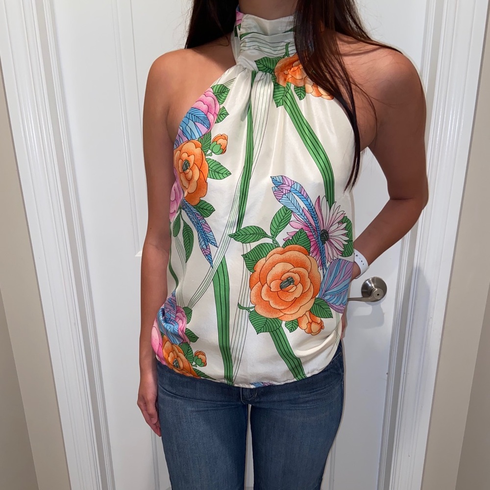 Alice + Olivia Floral Tank Top